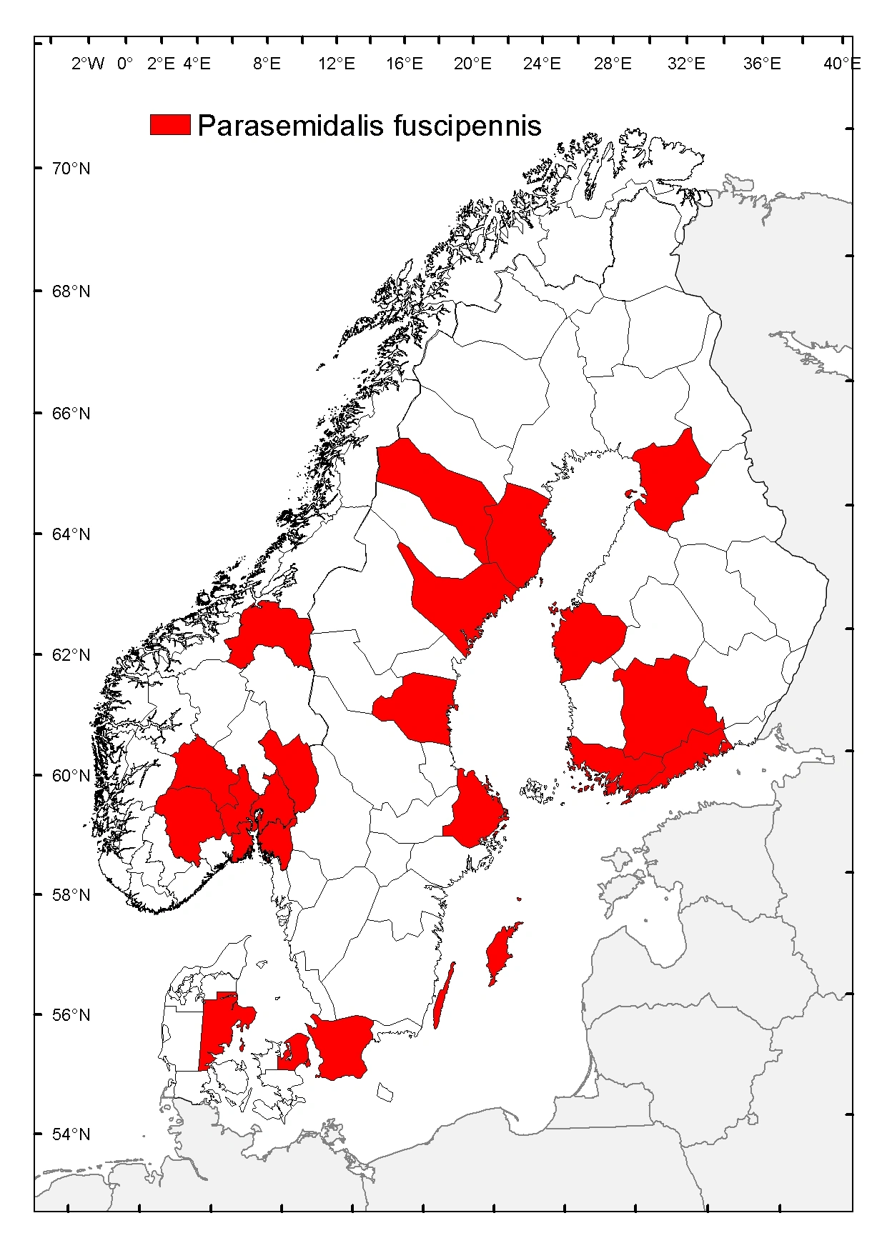 : Parasemidalis fuscipennis.